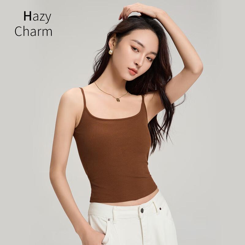 LCsanyp Women's Slim-Fit Camisole with Built-in Bra