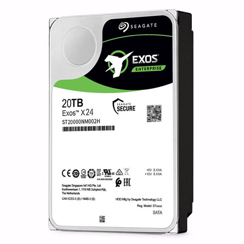 Seagate 20TB Enterprise 7200 RPM Hard Drive