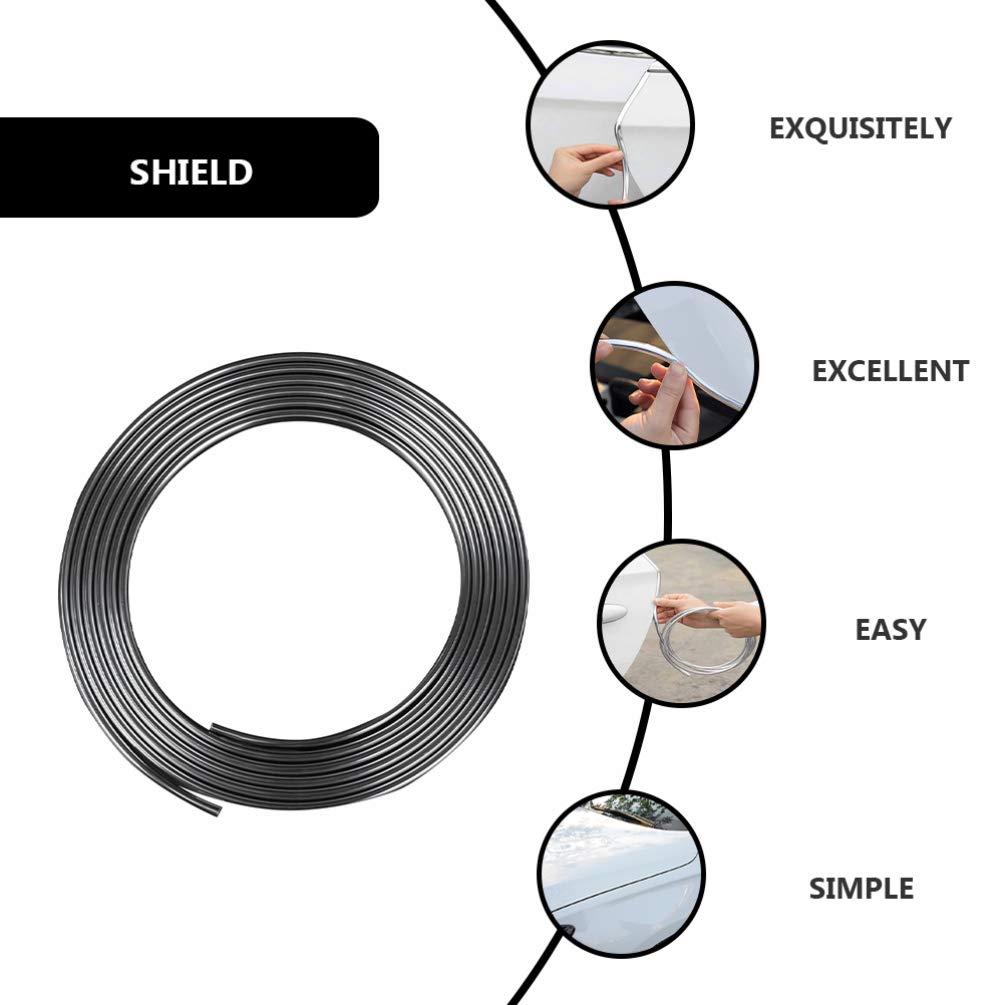 VORCOOL Car Door Mall, Plated Mall, U-Shaped Mall, 2.4 ft (5 m) x 7