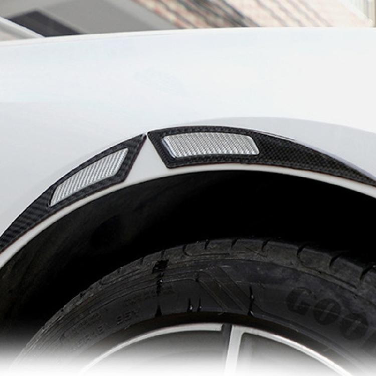 PVC Carbon Fiber Wheel Arch Trim Guard Cover Impact Resistant Design Universal Vehicle Compatibility Quick Installation
