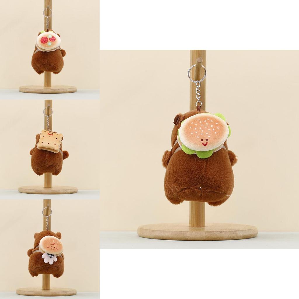 Plush Capybara Keychain With Soft Short Plush For Kids And Collectors