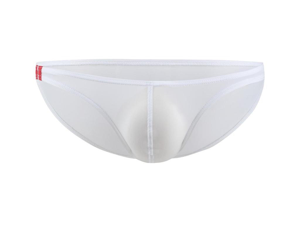 Тонкие трусы-слипы из ледяного шелка с низкой посадкой для мужчин E043