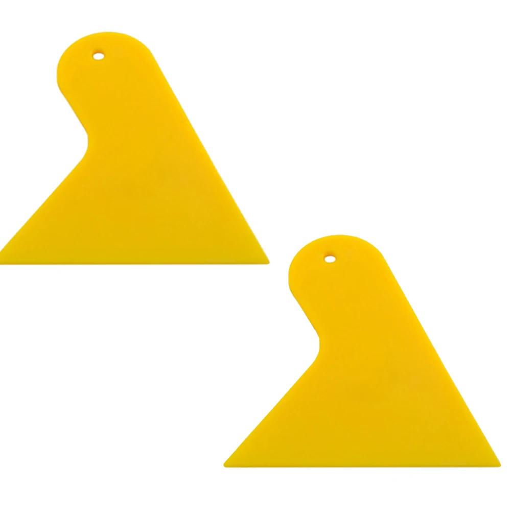 1-2Pcs Universal Car Film Wrap Scraper Phone Film Sticker Installation Tools Auto Window Snow Shovel Wiper Squeegee Clean Tool