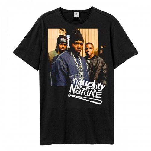 Amplified Unisex Adult Band Photo Naughty By Nature T-Shirt