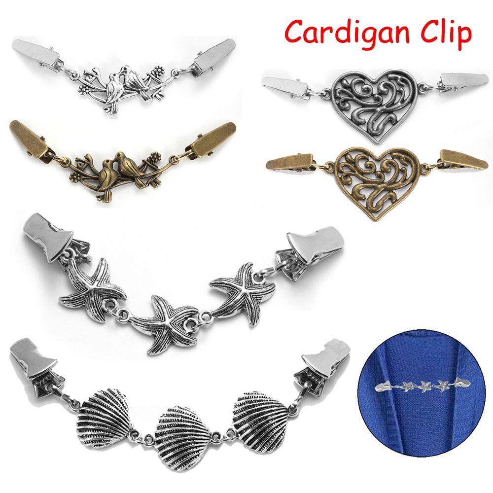 Charm Gift Retro Winter Shawl Brooch Sweater Blouse Pin Duck Clip Clasps Cardigan Clip
