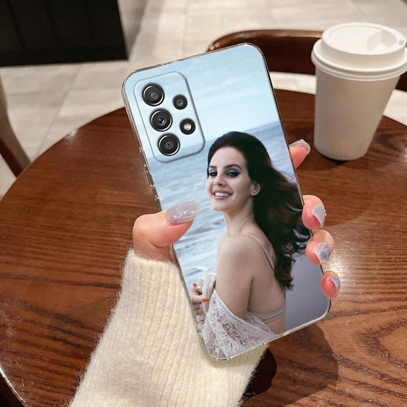Лана Дель Рей Сексуальная Модель Для Чехла Samsung Galaxy A55 A54 A52 A53 5G A15 A14 A13 A23 A51 A34 A35 A33 A32 A72 A71 Прозрачный Чехол для Телефона