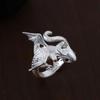 Animal Opening Rings Alloy Couples Rings Vintage Jewelry  Party