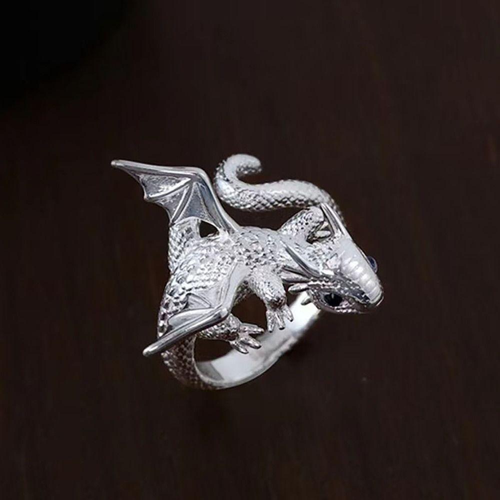 Animal Opening Rings Alloy Couples Rings Vintage Jewelry  Party