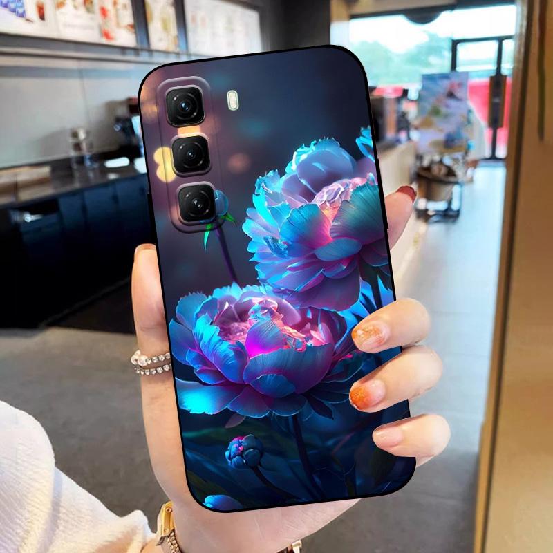 Для Infinix Hot 50 Pro Plus 4G Чехол Модный ТПУ Ударопрочный Корпус Для Infinix Hot 50 Pro+ Чехлы для Телефона Мягкий Силикон Funda Coque