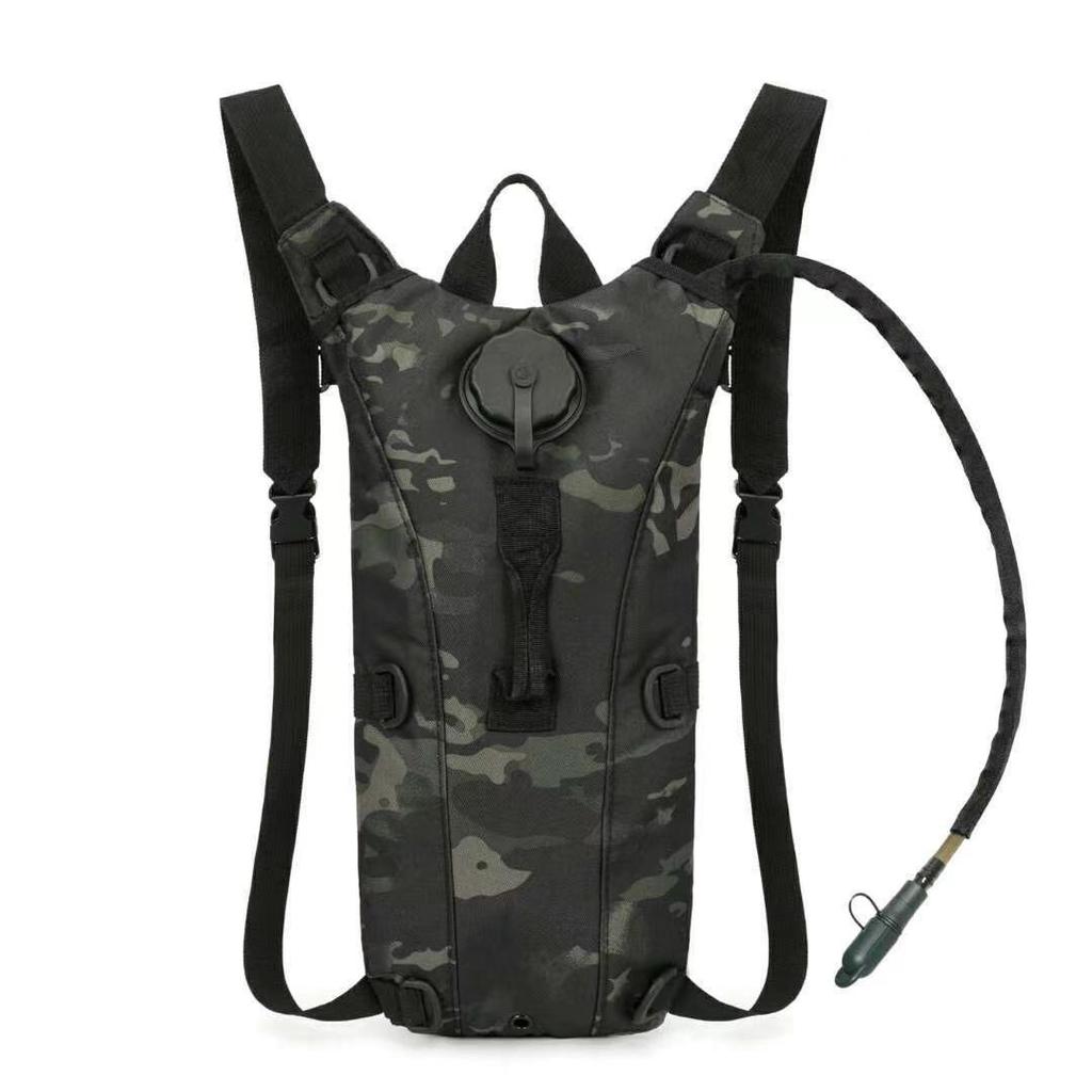 Long-Distance Hiking Hydration Backpack with 3L Bladder - Large Capacity & Multifunctional Tactical Pack