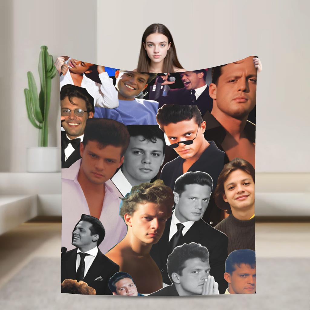 Luis Miguel Blanket Quality Warm Throw Blanket Winter Girls Boys Living Room Novelty Bedspread