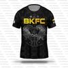 BKFC Боксерская Фанатская Одежда Мужчины Женщины Дышащая Спортивная Одежда Мужчина Дети Лето Повседневная Футболка с Круглым Вырезом Мужская С Короткими Рукавами Топы Футболка