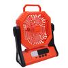 Portable Camping Fan 10000mAh Rechargeable Battery Powered Fan with Light for Picnic Barbecue