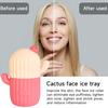 Силиконовая форма для ролика для льда в форме кактуса, ледяной компресс, мешочек для глаз, удаление пор, сужение пор, массажер для лица, форма для кубиков льда, инструмент для ухода за кожей