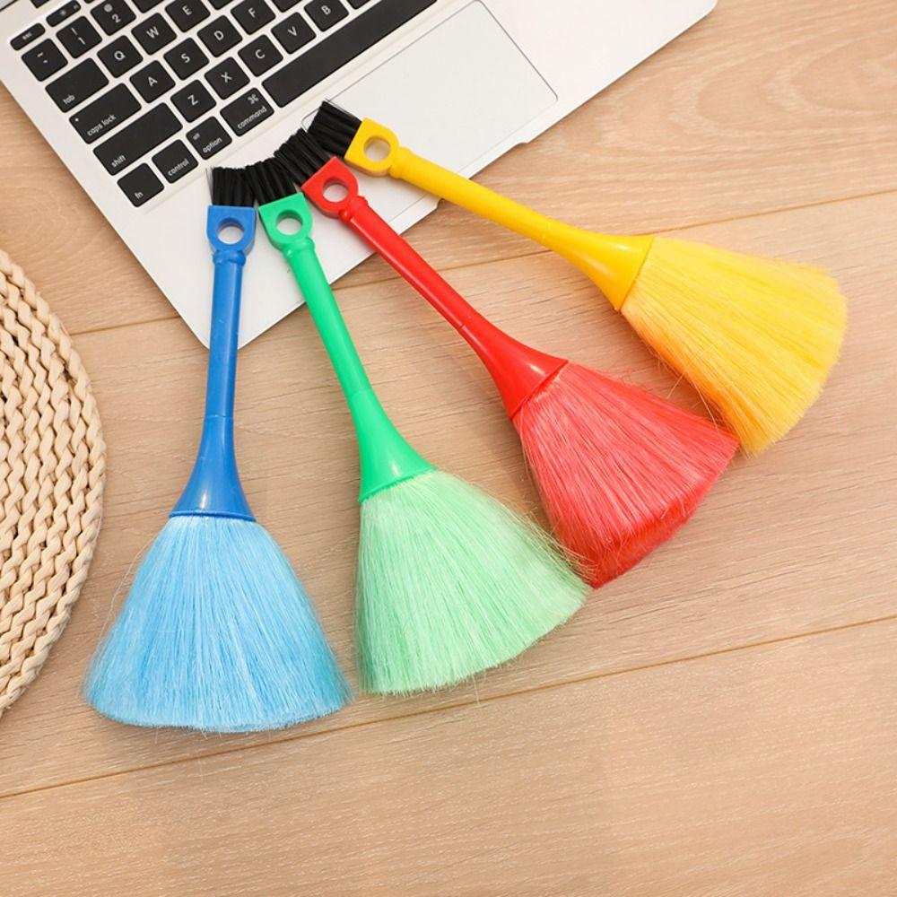 Mini Microfiber Fluffy Anti Static Desktop Cleaning Tool Laptop Cleaner Dusting Wand Keyboard Brush