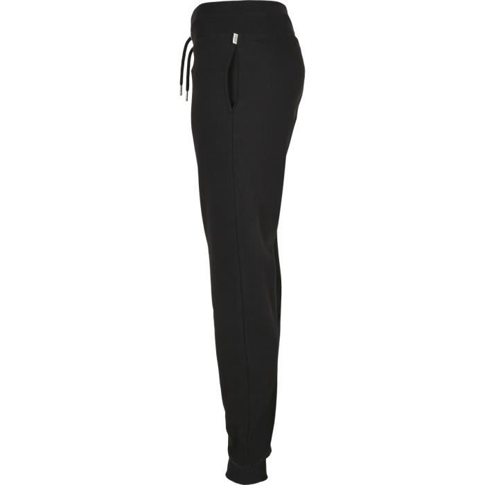 Pantalon de jogging - Urban Classics - Taille haute - Coton biologique - Noir - Femme XL