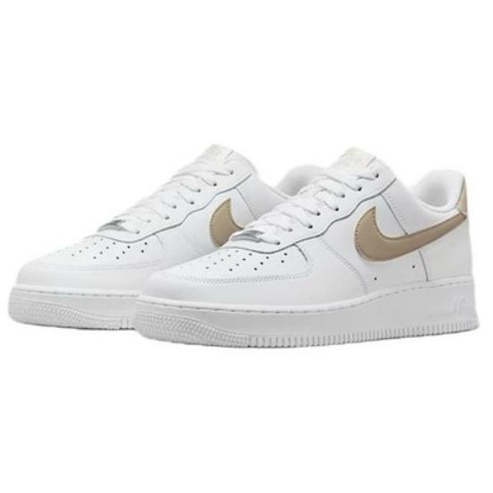 Nike Air Force 1 Leather '07 Classic Comfortable Skate Shoes Men White FJ4146-120