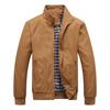 Men's Spring & Autumn Trench Coat: Casual Loose Fit Stand-Up Collar Jacket