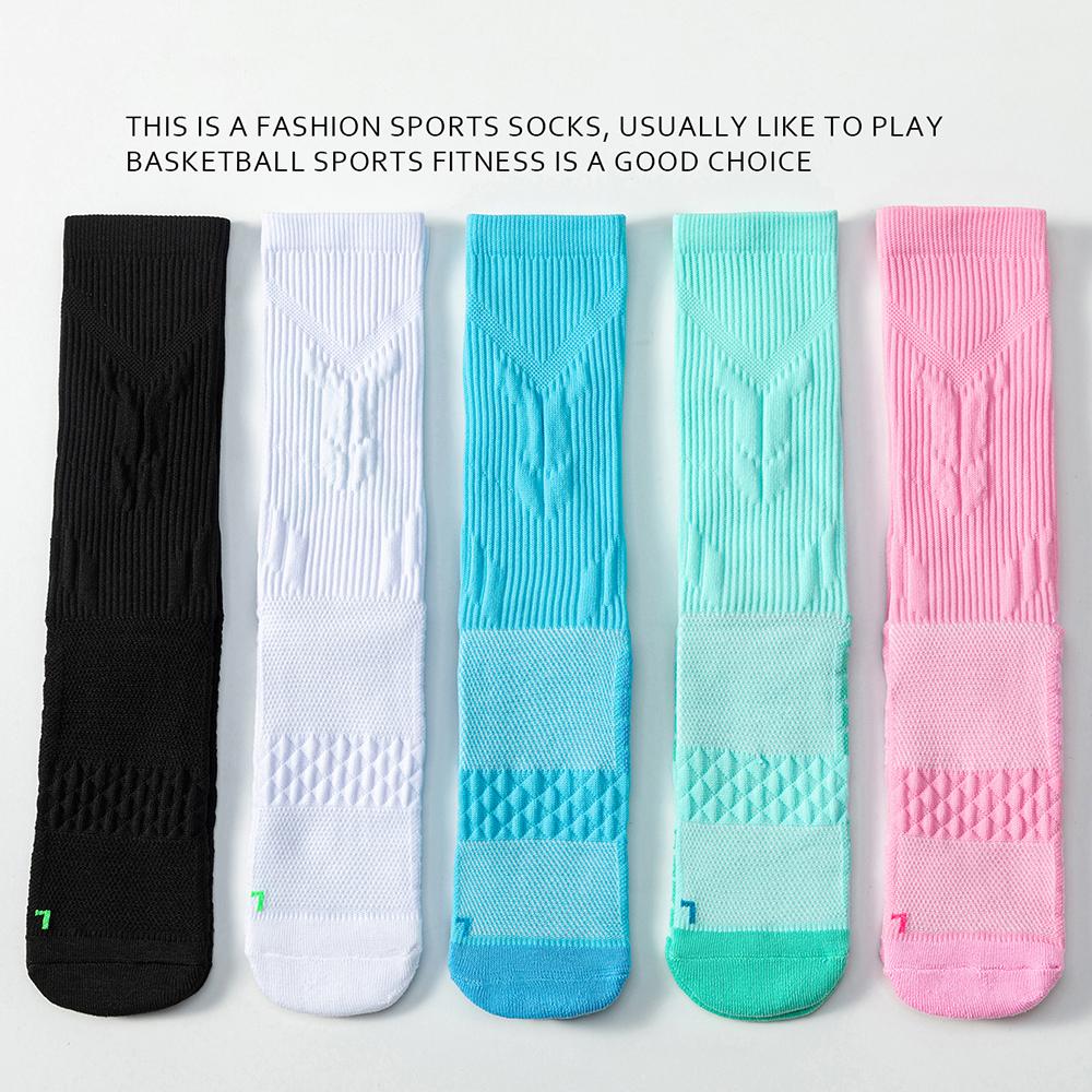 3 Pairs High Quality Professional Basketball Socks Men's Thick Towel Socks Sweat Absorbent Breathable Sports Long Socks New