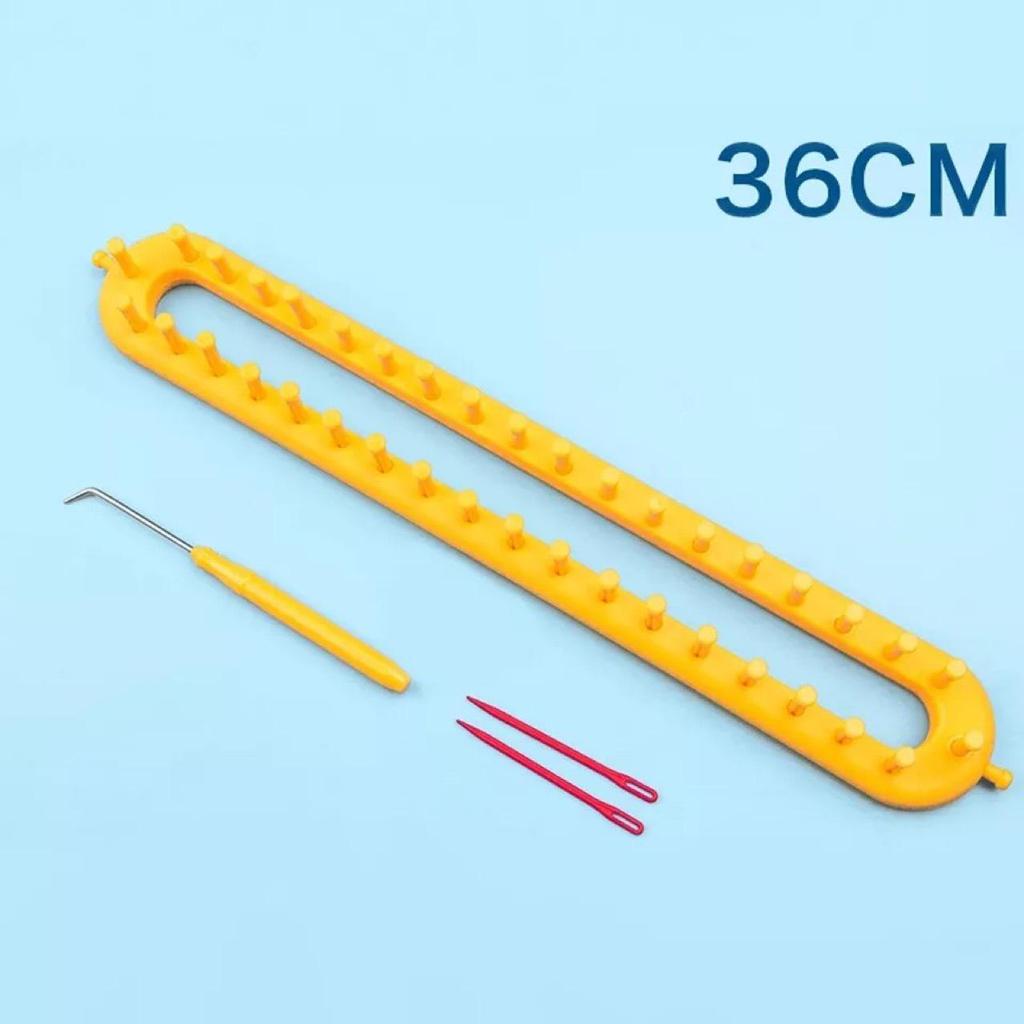 Ручная вязальная машина с мелкими зубьями для DIY шапок, свитеров, шарфов и шалей