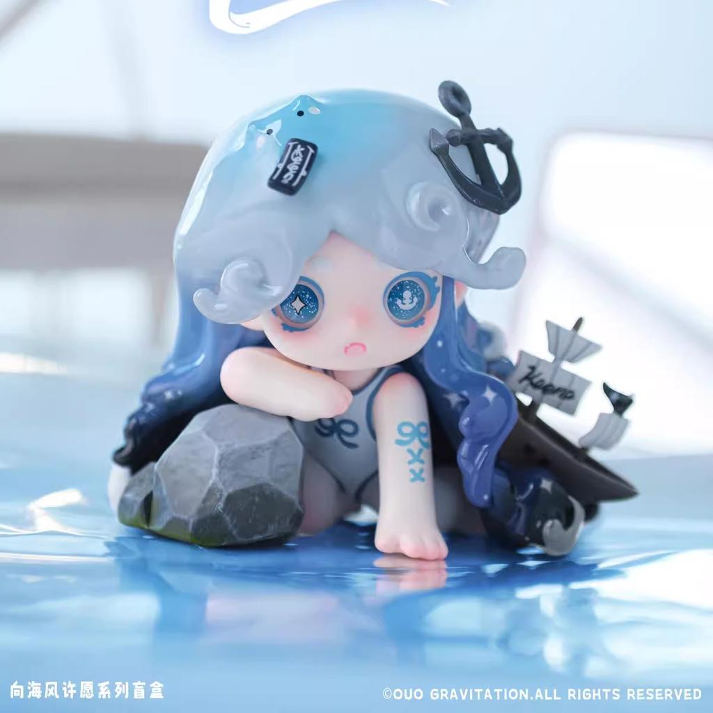 Keeno WISH ON THE SEA BREEZE Серия Блайнд Бокс Милая Q-Версия Смола Модель Настольное Модное Украшение Дизайнерская Игрушка Подарок-Сюрприз