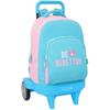 Wheeled Backpack - SAFTA - Benetton Unique - Compact - Removable - Ideal for Children