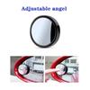 4 шт. Автомобильные зеркала для слепых зон, вращающиеся на 360 градусов, зеркало заднего вида с рамкой, круглое, HD, широкоугольное, вспомогательное выпуклое зеркало