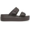 Crocs Brooklyn Low Heel Sports Sandals Women Dark Coffee 208667-206