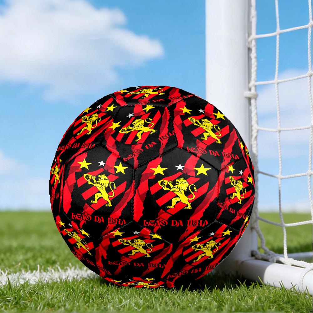 Sport Club Football Crest Printed Size 5 Soccer Balls, High-Quality, Anti-Slip, Protective Football, A Unique Gift , Birthdays, Christmas Gifts
