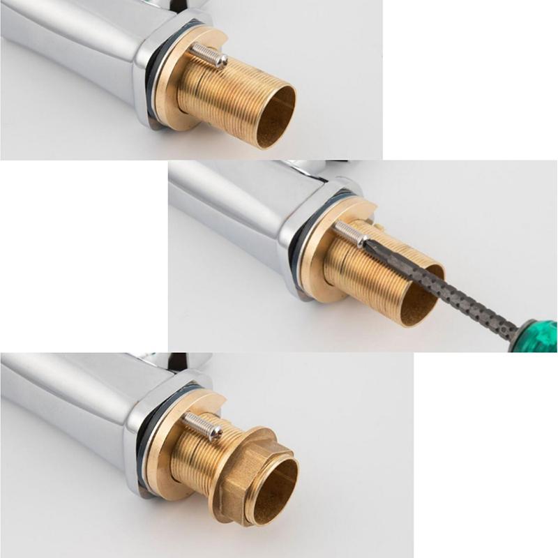1/3 комплекта кухонных инструментов для раковины типа C, гайка-заглушка для крана, крепежный комплект для крана, крепежная шайба, стопорное кольцо
