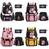 3Pcs/set Anime K-pop Demon Hunters Printed Backpack with Shoulder Bag for Teenager Student Girl Boy Bookbag Large Capacity Travel Bag Kid Gift