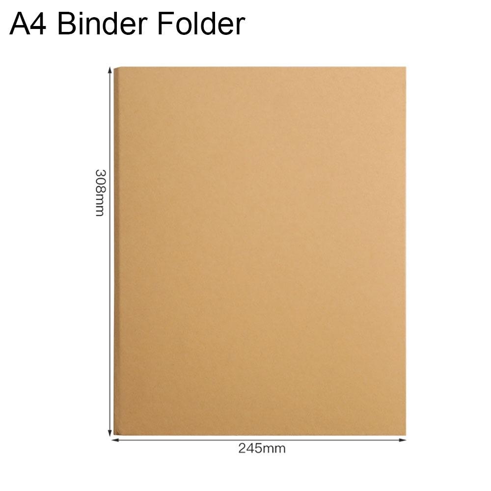 Vintage Kraft Paper Binder Cover Kraft Paper File Folders New Inner Page