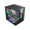 Mars Gaming MCV-ONE Caja Gaming ATX Doble Cristal Templado Ventilador Trasero FRGB 12cm Negro
