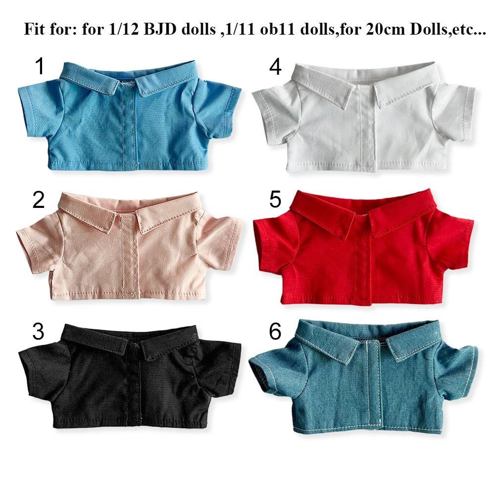 Модная одежда, аксессуары для кукол 20 см, топы, кукольная рубашка 20 см, рубашка ручной работы, симпатичная одежда