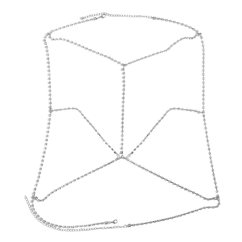 Сексуальная цепочка на талию из круглых бусин, пляжный бюстгальтер, цепочка на грудь для бикини, кисточка с цирконом, женская цепочка для тела, ювелирные аксессуары