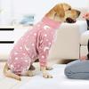 Bobasndm Turtleneck Dog Clothes Pajamas,Autumn Winter Dog Jumpsuit Coat,Winter Soft Warm Flannel Pajamas