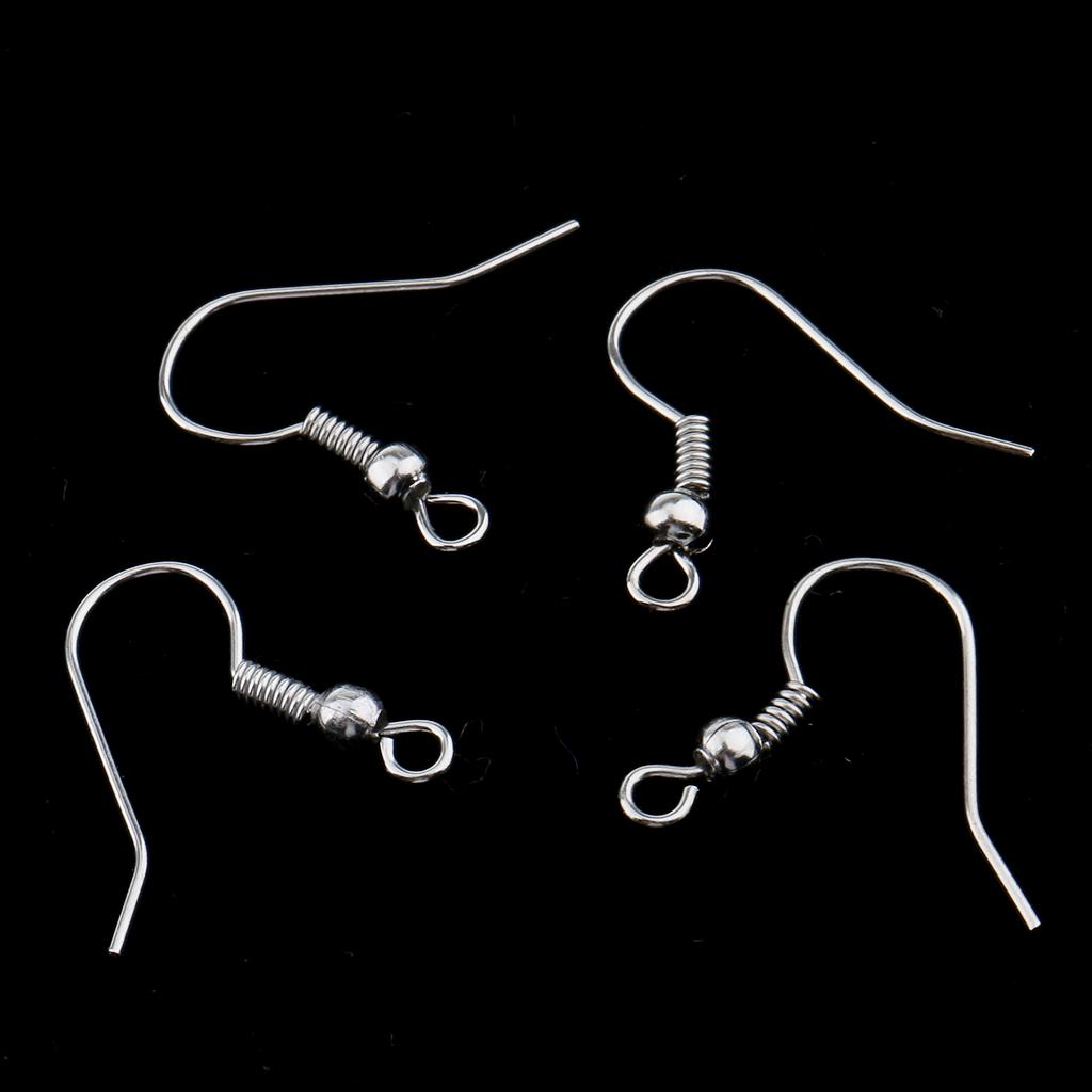 100шт ушной провод крючок катушка DIY ювелирные изделия серьги