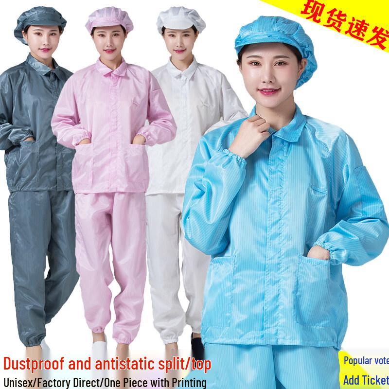 Antistatic Dust-Free Workwear Top