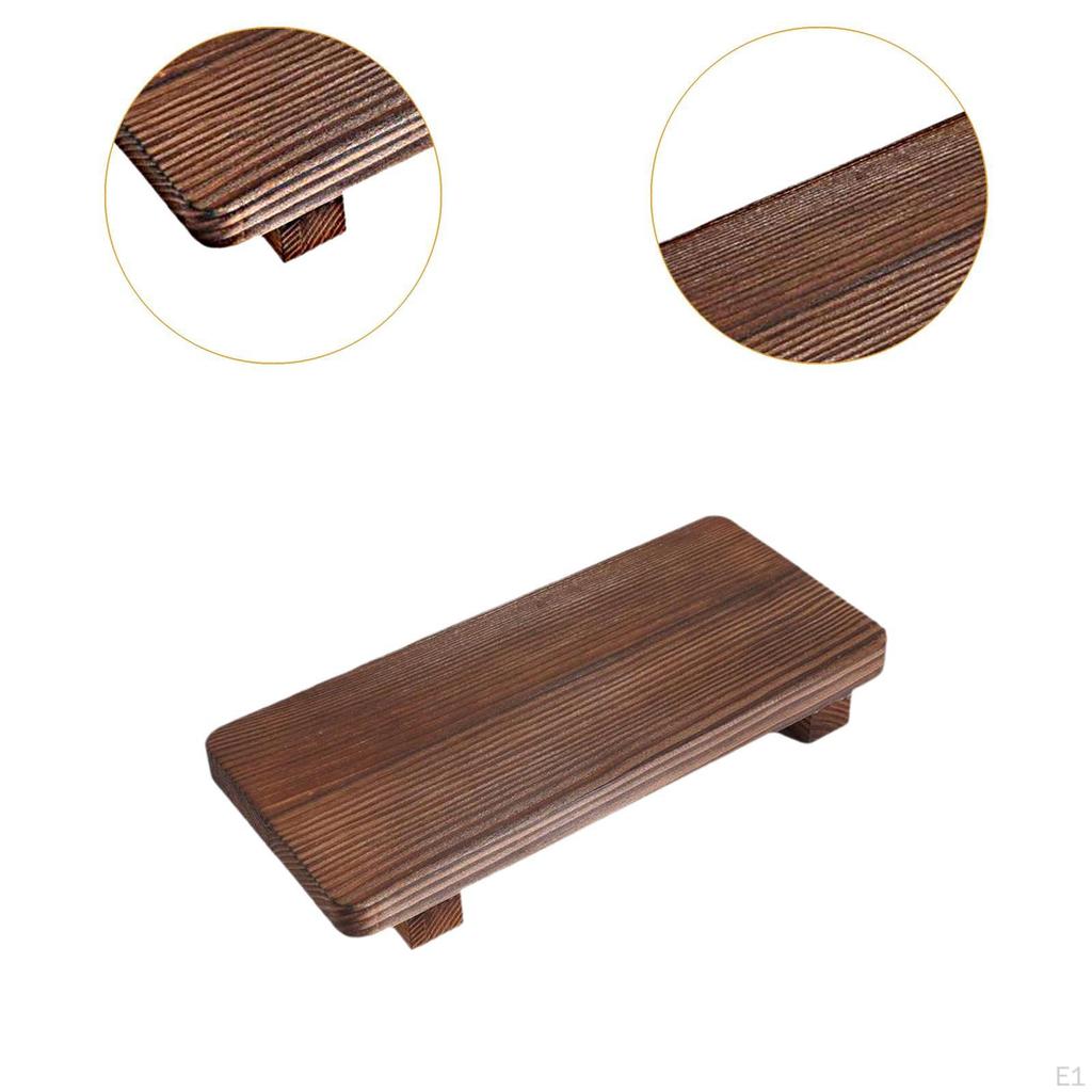 Подставка для мыла на деревянной ножке, многоцелевой, в деревенском стиле, современный, деревянный поднос для