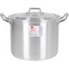 Pot - BIGBUY COOKING - S2228162 - Aluminum - 27 X 22 X 20 Cm - Lid Included