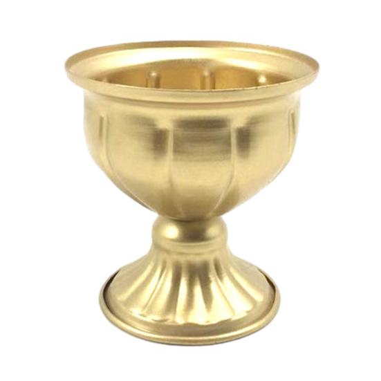 Золотая Металлическая Ваза Полированная Винтажная Ваза Подставка для Цветов для Композиций Настольное Украшение для Дома Свадебное Украшение