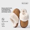 Winter Cotton Slippers, Winter Home and Household Woolen Slippers, Women's Non Slip Cotton Slippers, Plush Cotton Shoes, Home Slippers, Woolen Shoes