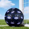 Inter FC Crest Printed Size 5 Soccer Balls, High-Quality, Anti-Slip, Protective Football, A Unique Gift , Birthdays, Christmas Gifts