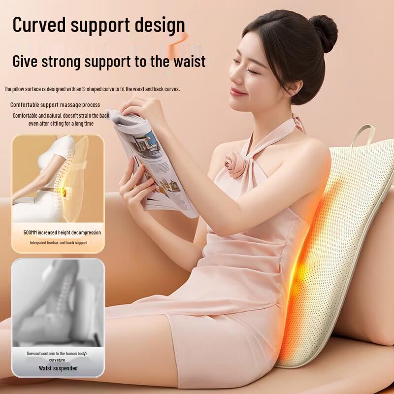 AUX Wireless Lumbar and Back Massage Cushion CN plug (adapter included)