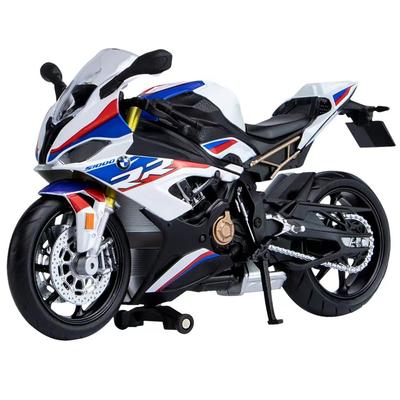 1/12 BMW S1000RR 2021 Литая модель мотоцикла Игрушка Коллекция транспортных средств Автобайк Амортизатор Внедорожный Автоцикл Игрушки Машина