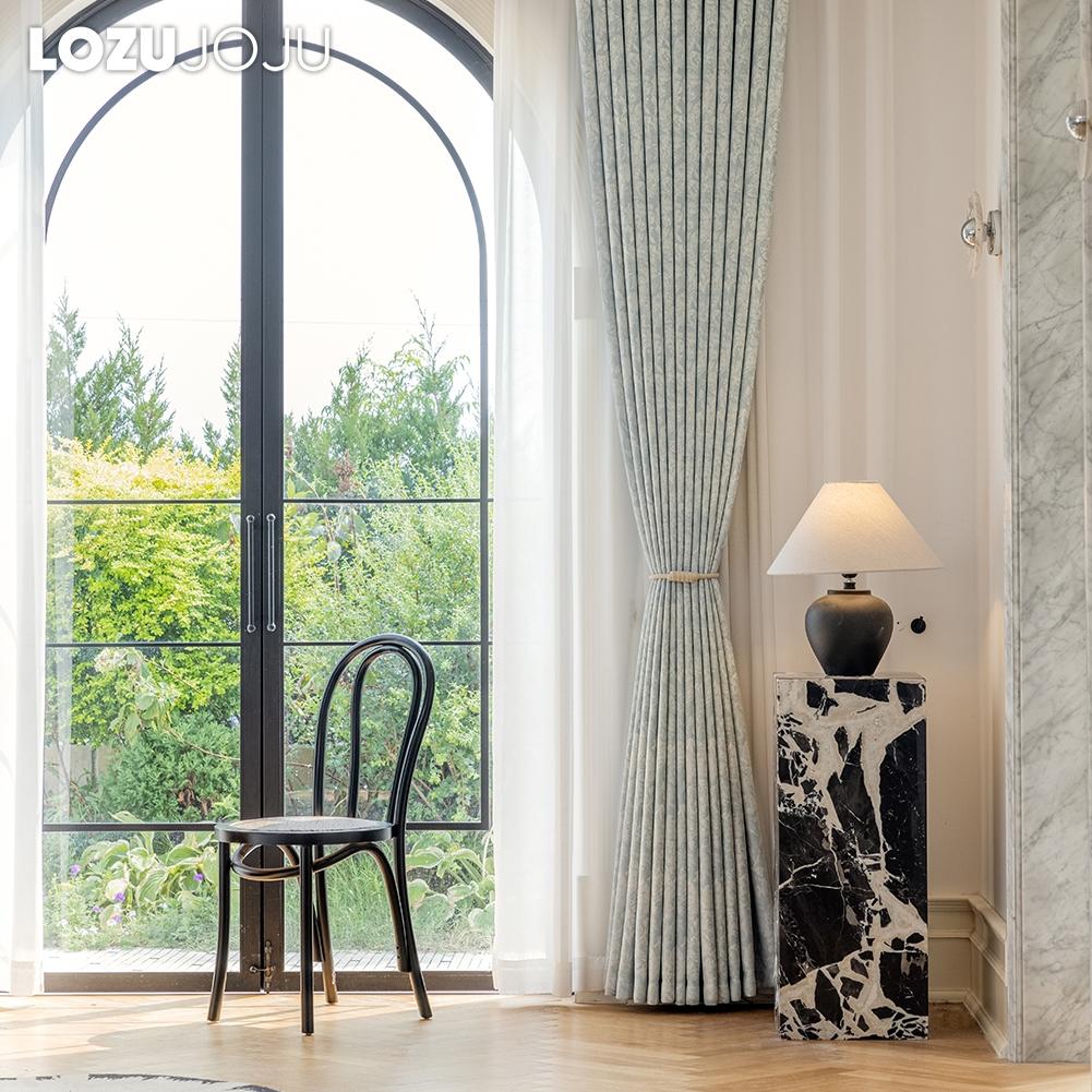 1PC LOZUJOJU 70-80% Shading Degree Jacquard Shading Texture Curtain Lace Curtain for Bedroom Living Room Window Decoration Home Decor