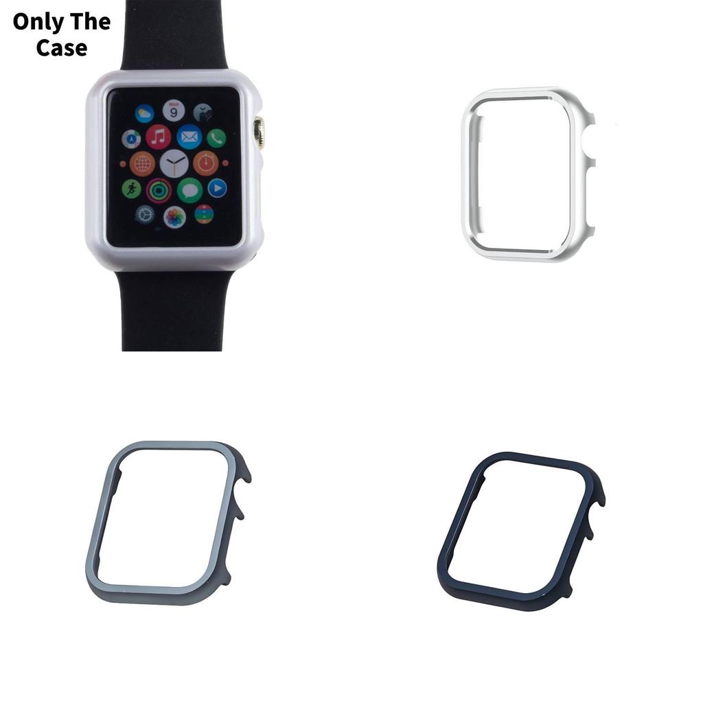 Металлический защитный чехол для Apple Watch Series с противоударной защитой кромок