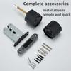 2026 Minimalist Round Ball Magnetic Door Lock Indoor Door Hidden Key Round Door Handle Silent Home Room Wooden Door Lock