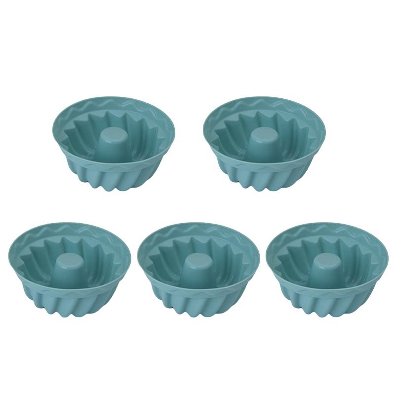 Lebensmittelechte Kuchenform Silikon Mehrfarbig Runde Muffinförmchen Backen Silikon Kuchenformen