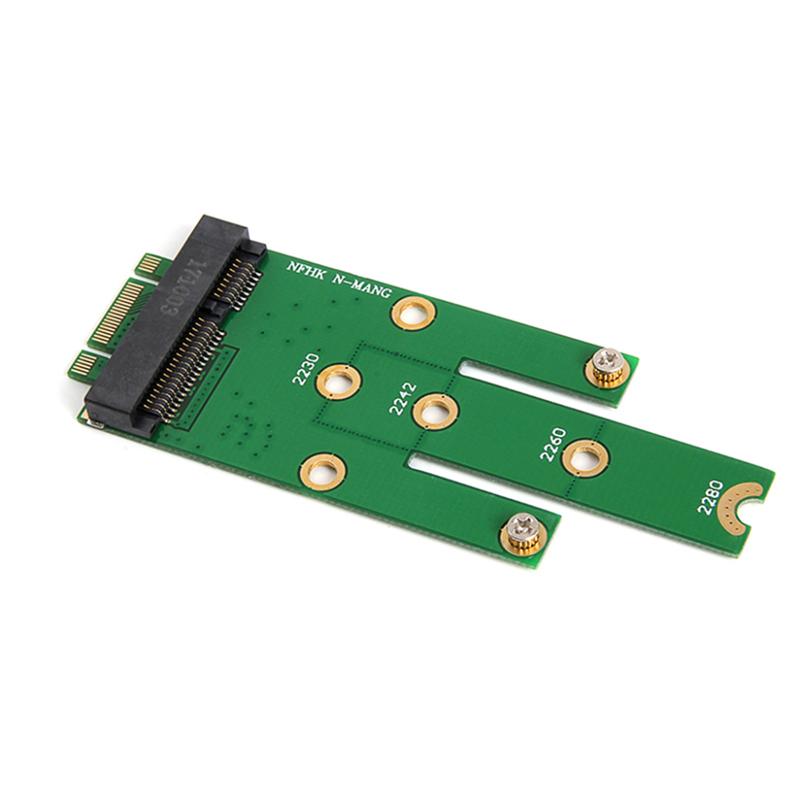 1 шт. mSATA в M.2 NGFF SATA SSD-конвертер, карта расширения для ноутбука
